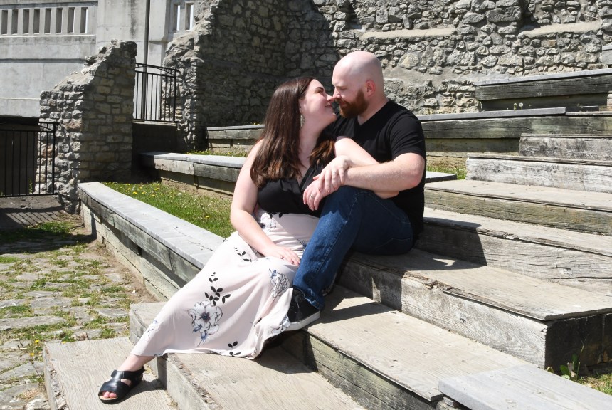 Engagement Photography at Mill Race Park by Columbia Photos