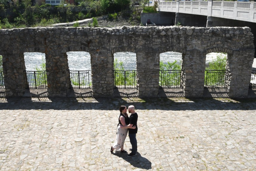 Engagement Photography at Mill Race Park by Columbia Photos
