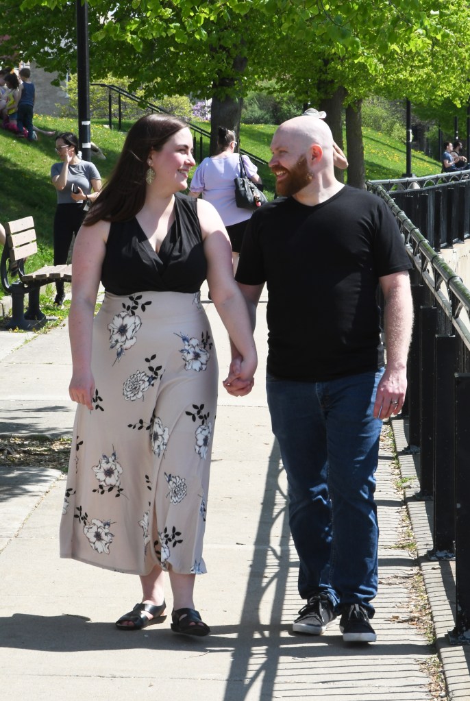 Engagement Photography at Mill Race Park by Columbia Photos