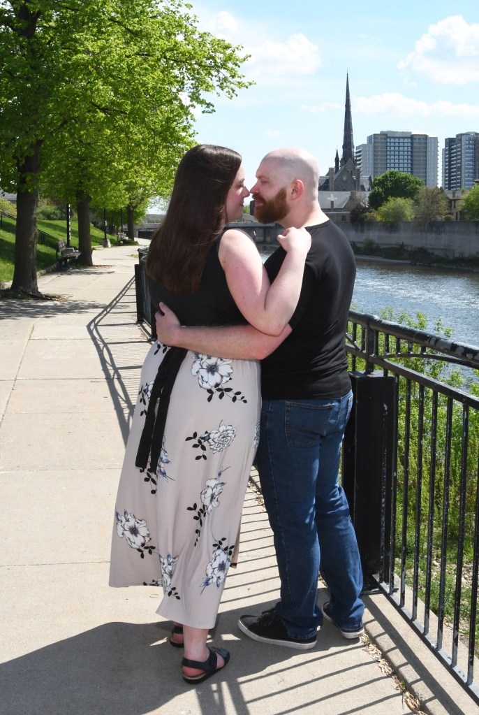 Engagement Photography at Mill Race Park by Columbia Photos