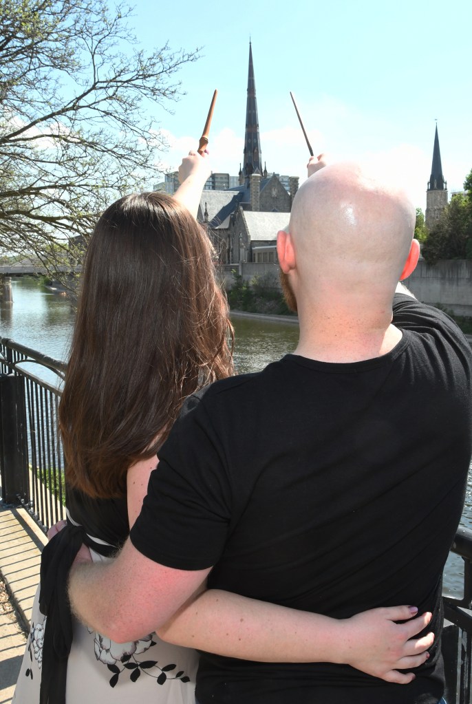 Engagement Photography at Mill Race Park by Columbia Photos