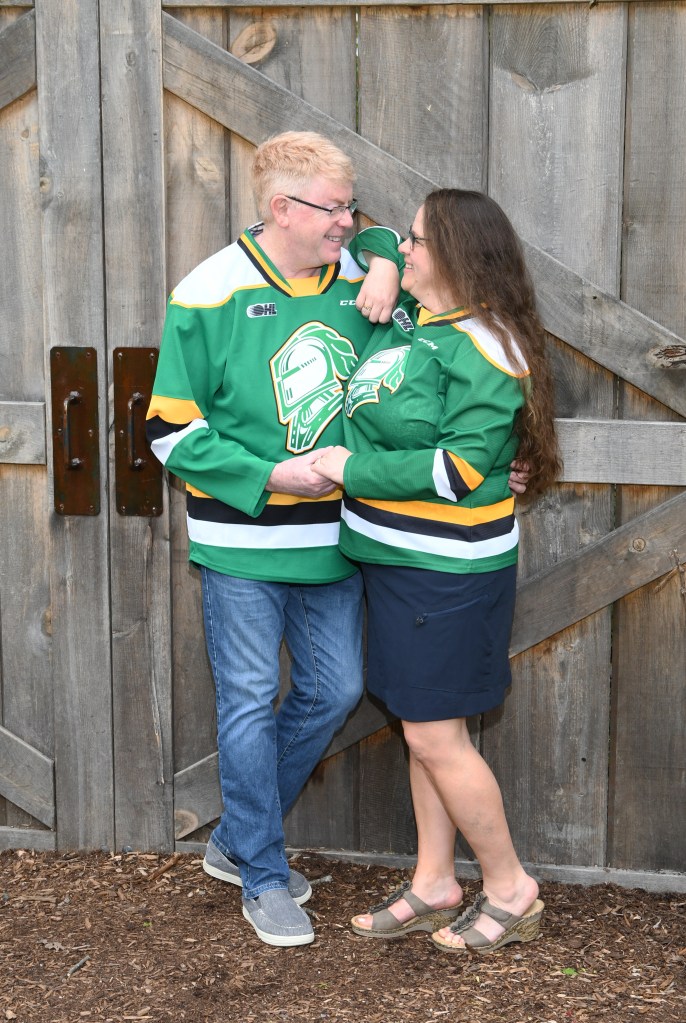 Beautiful engagement photo session at The Civic Garden Complex in London Ontario.