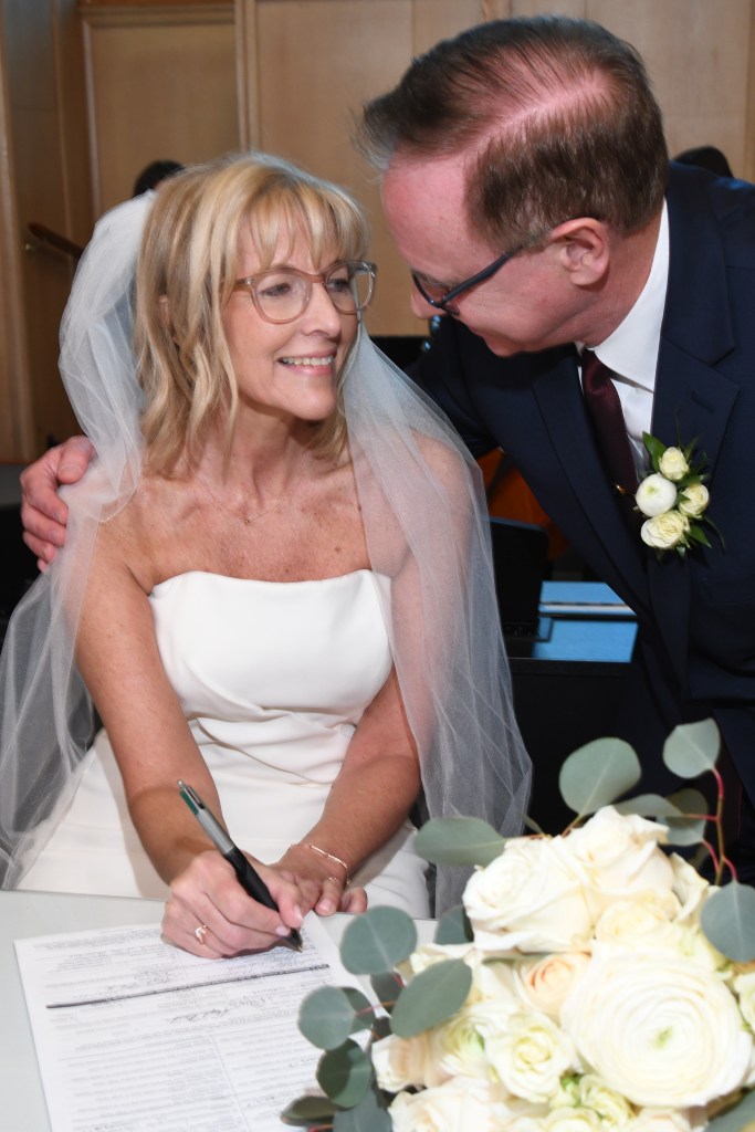 Lovely wedding photo at Byron United Church by Columbia Photos of London Ontario