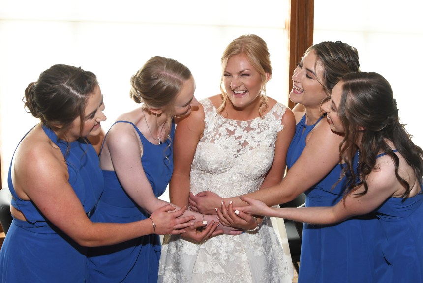 Lovely wedding photo at The Highland Country Club by Columbia Photos in London Ontario