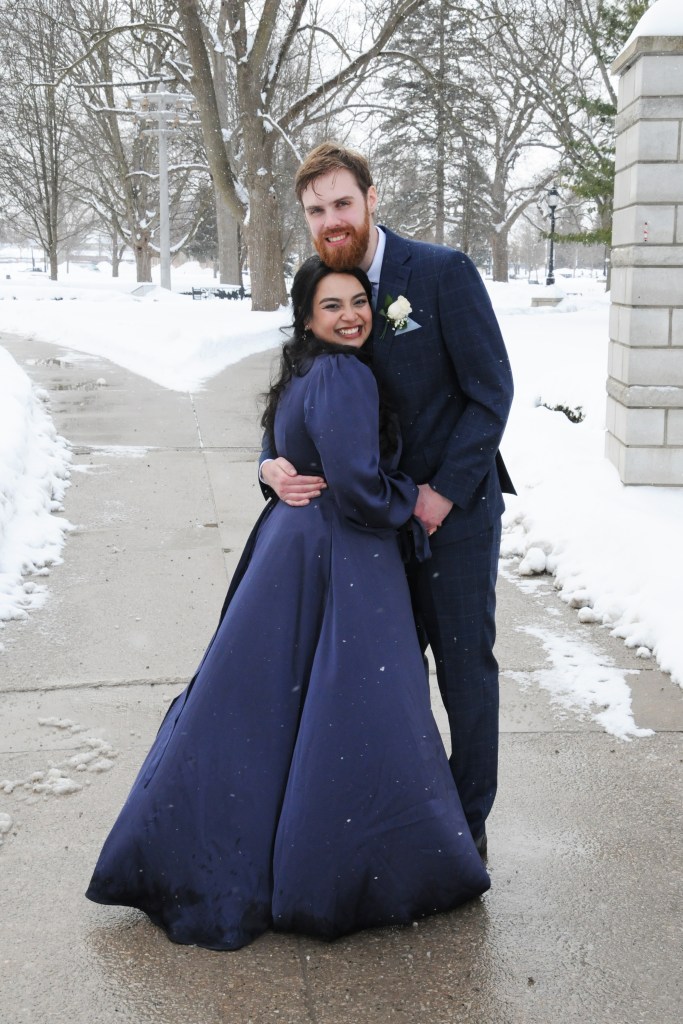 Winter wedding at Victoria Park by Columbia Photos