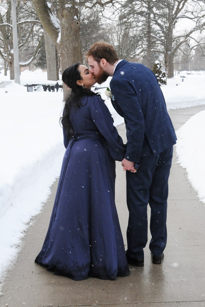 Winter wedding at Victoria Park by Columbia Photos