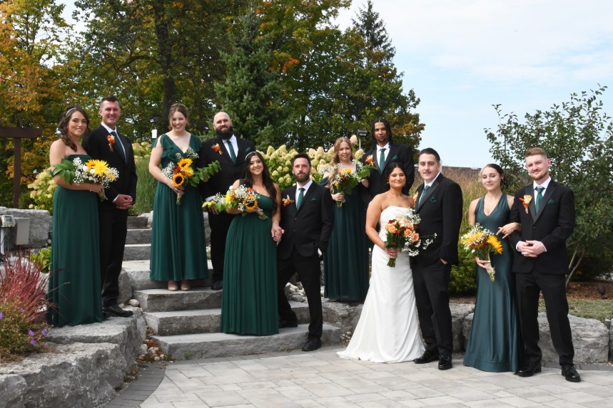 Beautiful wedding at The Concordia Club in Kitchener Ontario by Columbia Photos