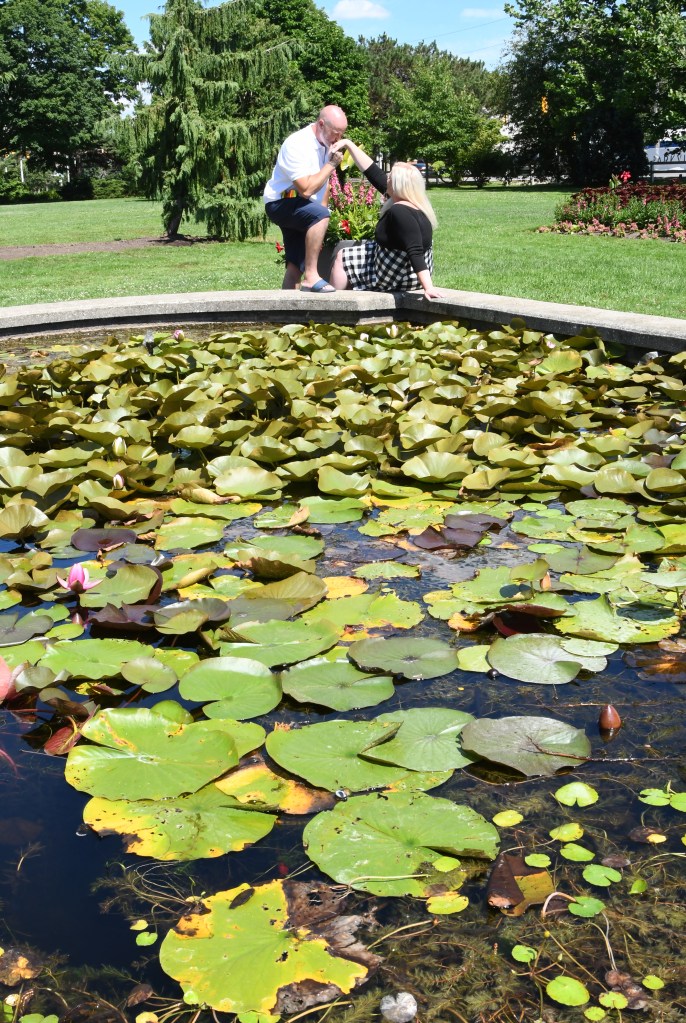 Beautiful engagement photo session at The Civic Garden Complex by Columbia Photos of London Ontario