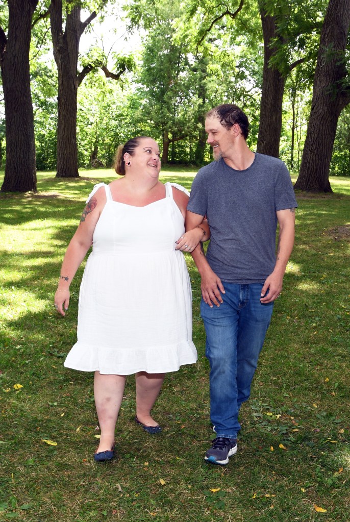 Beautiful engagement photo at Elsie Perrin Williams Estate by Columbia Photos of London Ontario