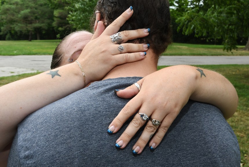 Beautiful engagement photo at Elsie Perrin Williams Estate by Columbia Photos of London Ontario