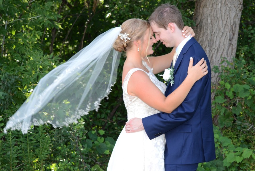 Lovely wedding photo at The Highland Country Club by Columbia Photos in London Ontario