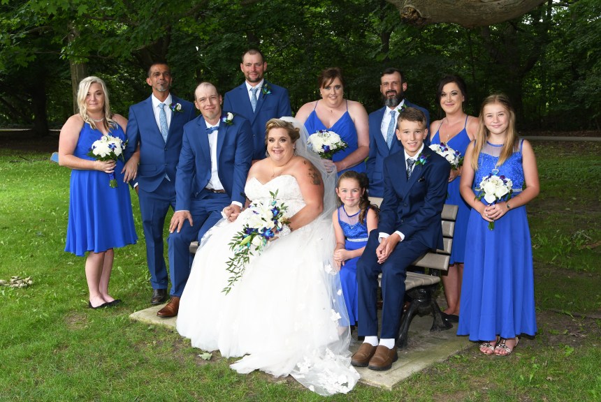 Wedding photo at the Civic Garden Complex by Columbia Photos of London Ontario