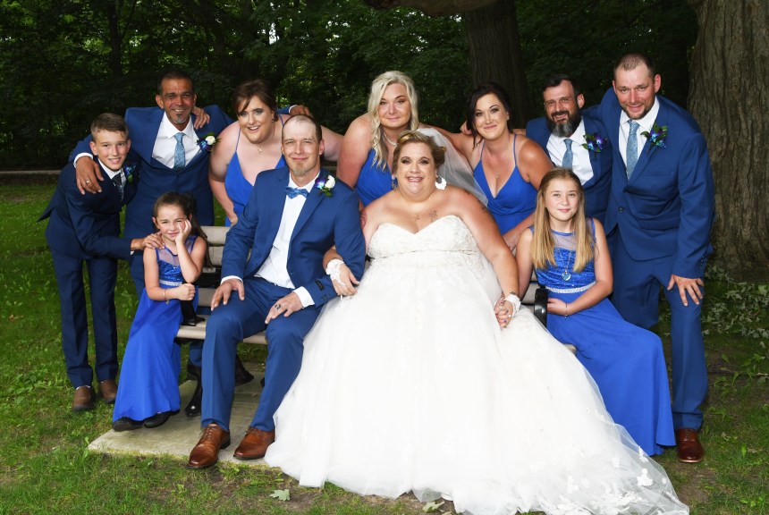 Wedding photo at the Civic Garden Complex by Columbia Photos of London Ontario