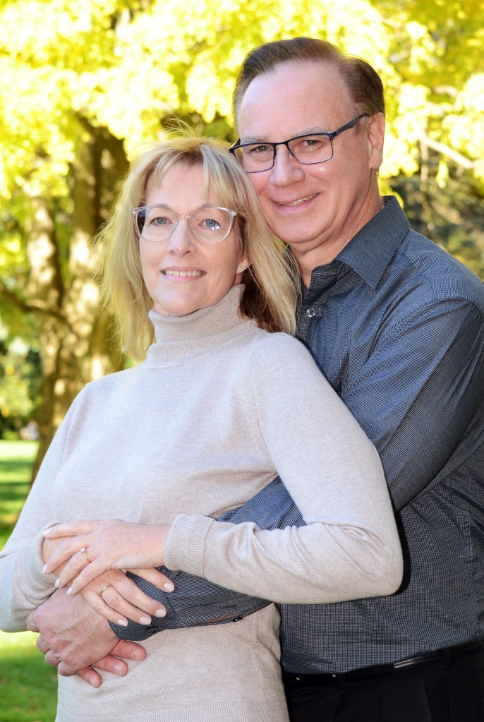 Beautiful Fall engagement photo session at The Civic Garden Complex by Columbia Photos of London Ontario