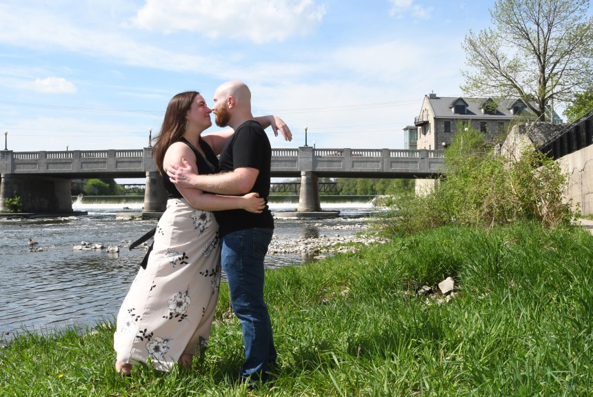 Engagement Photography at Mill Race Park by Columbia Photos