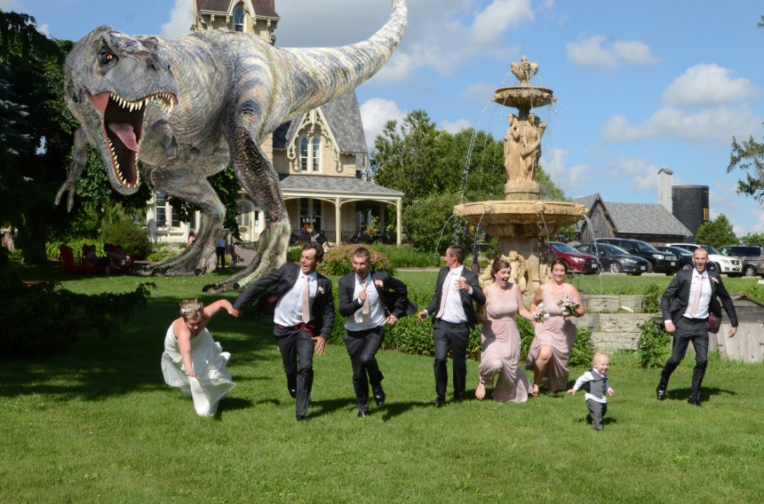 T Rex at the Elm Hurst Inn 2019 by Columbia Photos