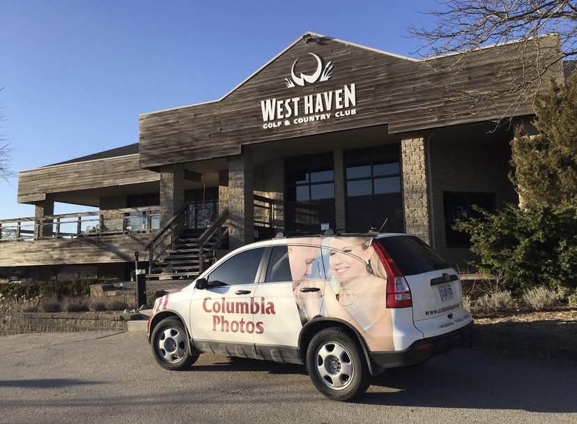 Columbia Photos' truck at West Haven CC