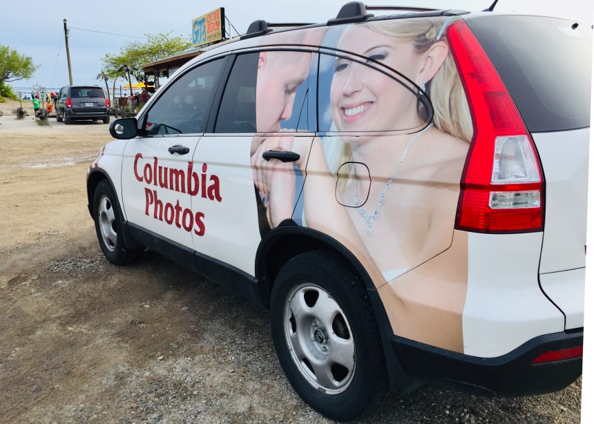 Columbia Photos' truck at GT's on the beach in Port Stanley Ontario